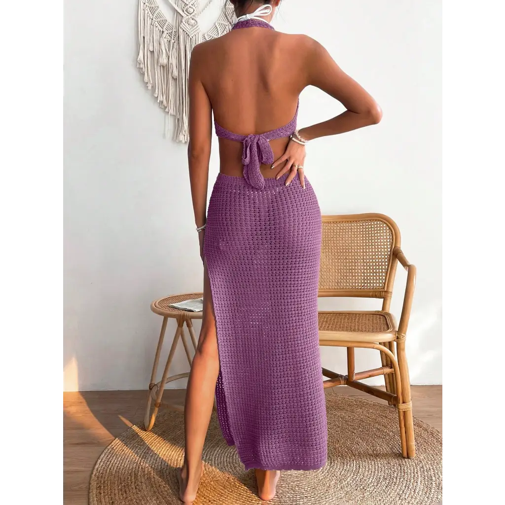 Backless Cover Up Dress - Women Ups