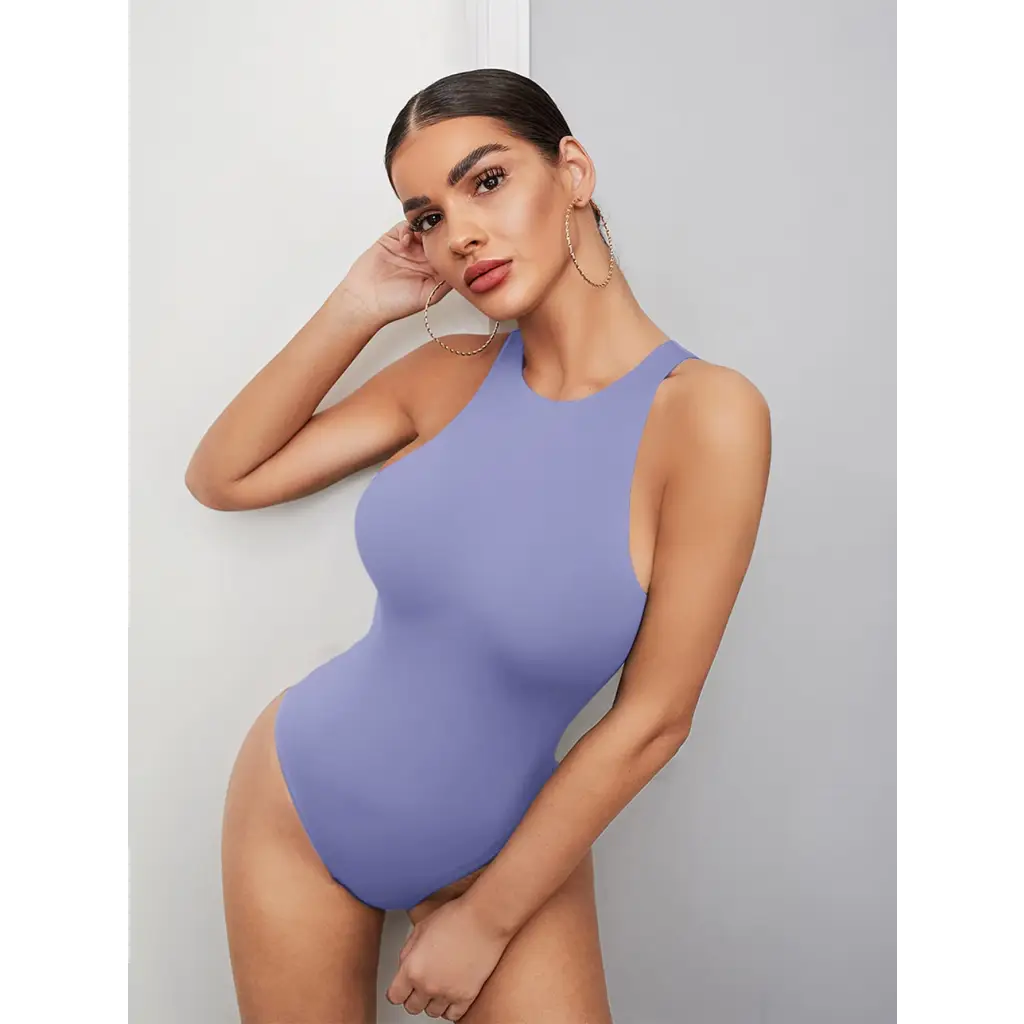 BAE Solid Bodysuit - Lilac Purple / XS - Women Bodysuits