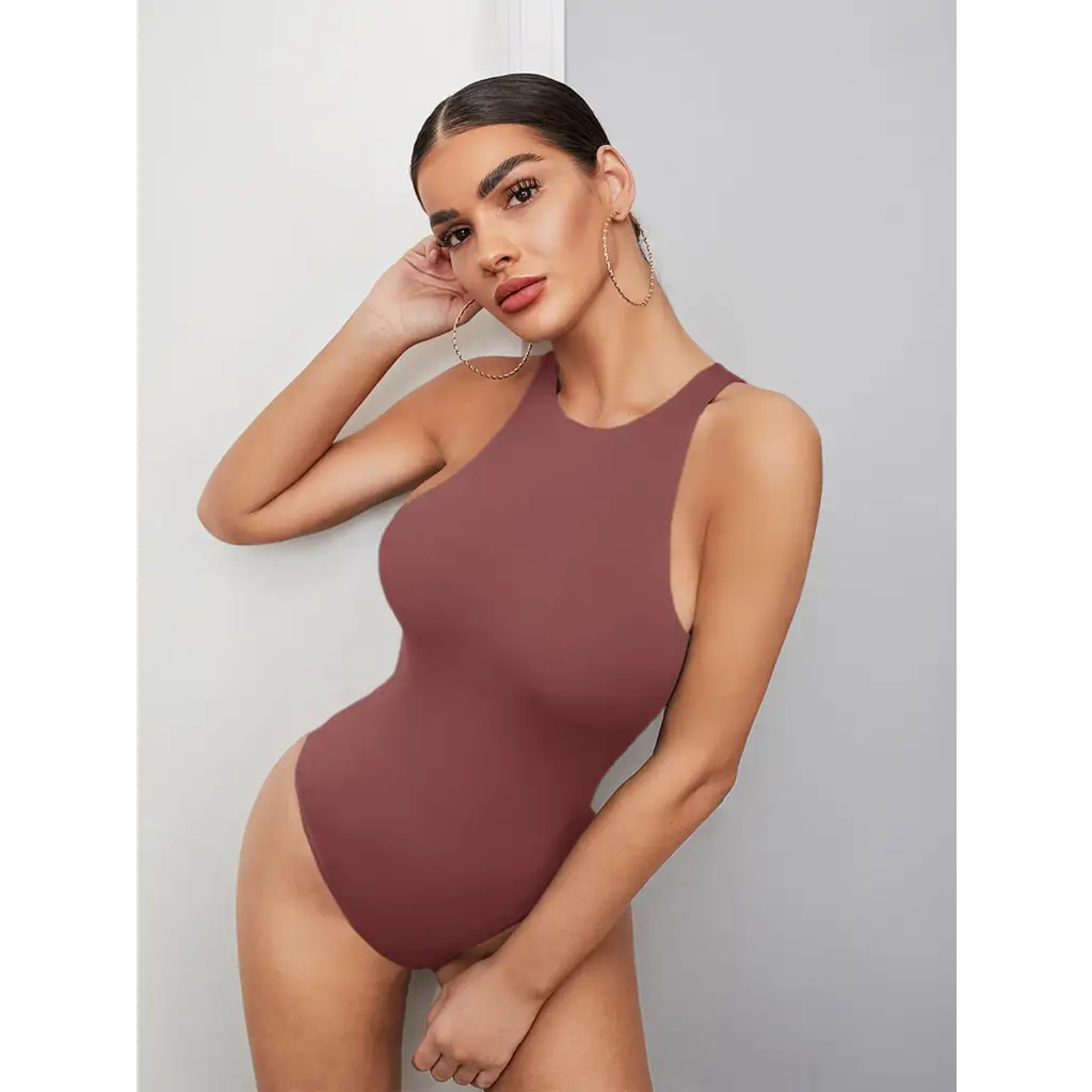 BAE Solid Bodysuit - Redwood / XS - Women Bodysuits