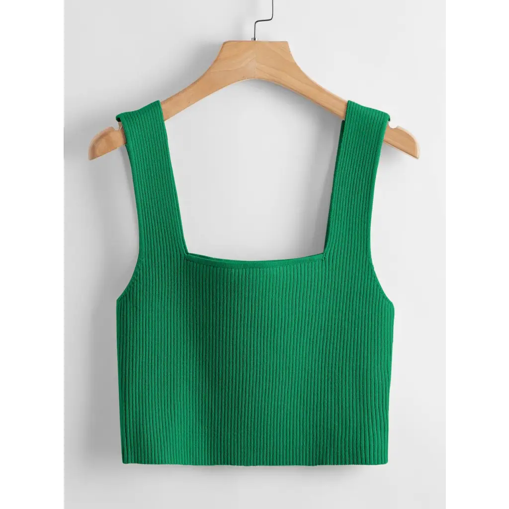 Basic Top - Green / XS - Women Knit Tops