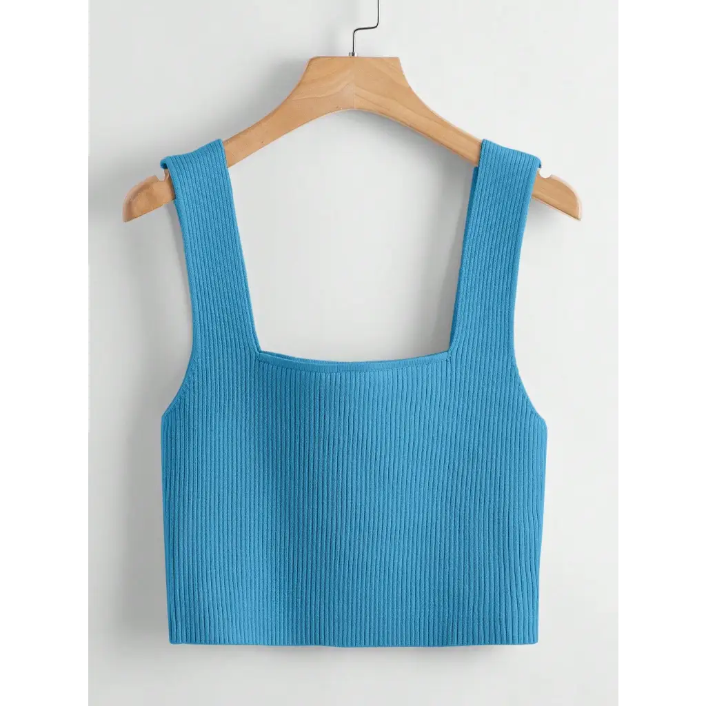 Basic Top - Mint Blue / S - Women Knit Tops