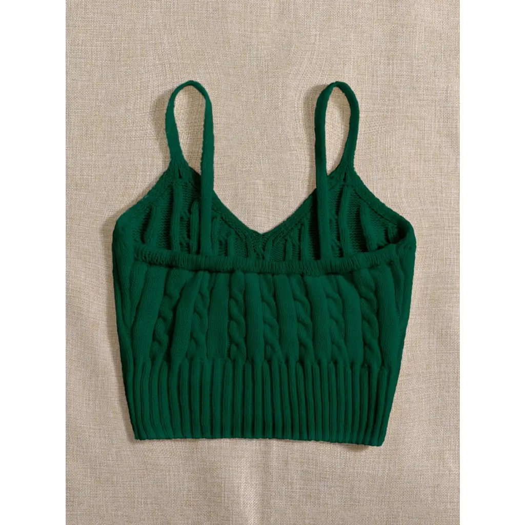 Cable Knit Cami Top - Women Tops