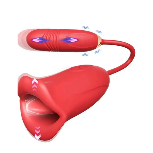 French Kiss Dual Sex Toys Women Vibrator Clitoral And G-spot