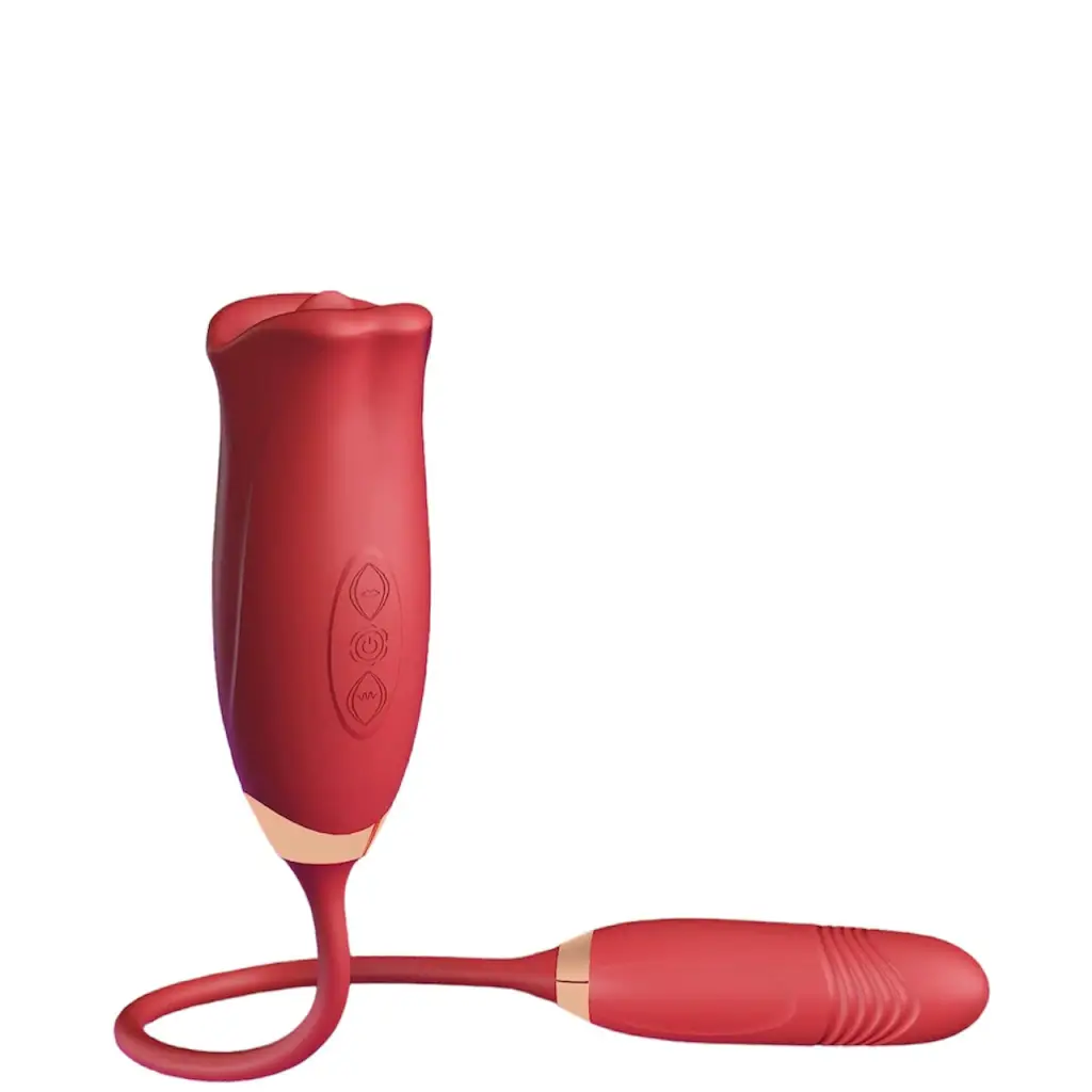 French Kiss Dual Sex Toys Women Vibrator Clitoral And G-spot