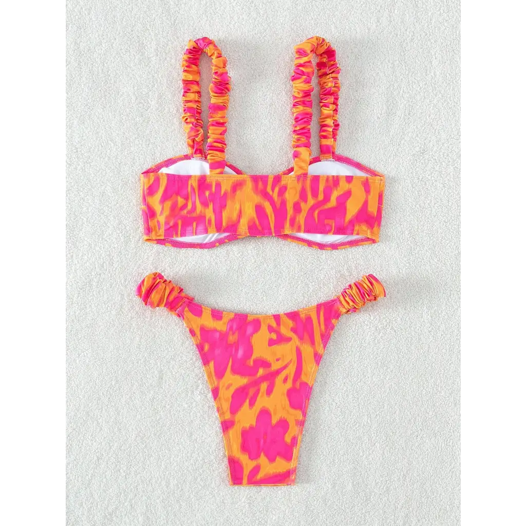 Print Bikini Swimsuit - Women Sets