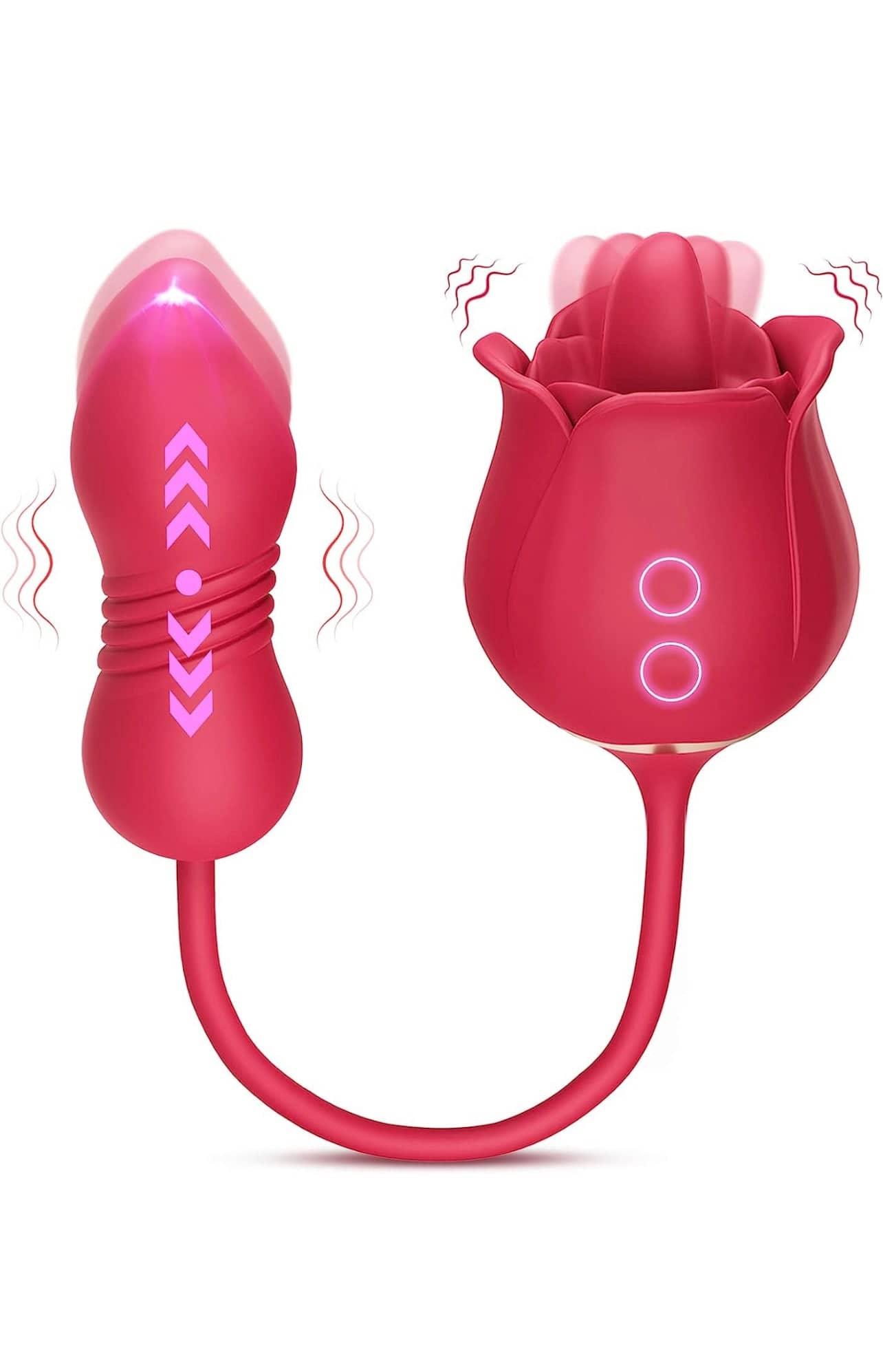 Rose tongue vibrator adult sex toy