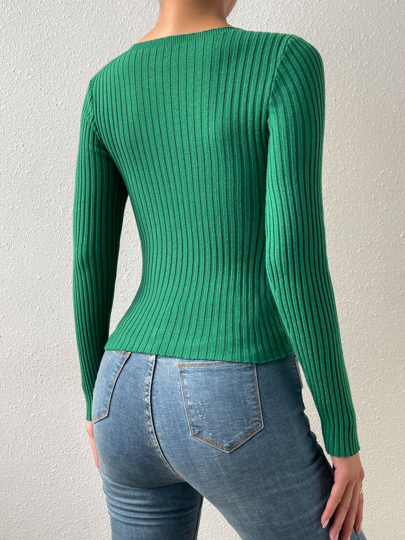 Twist Front Sweater