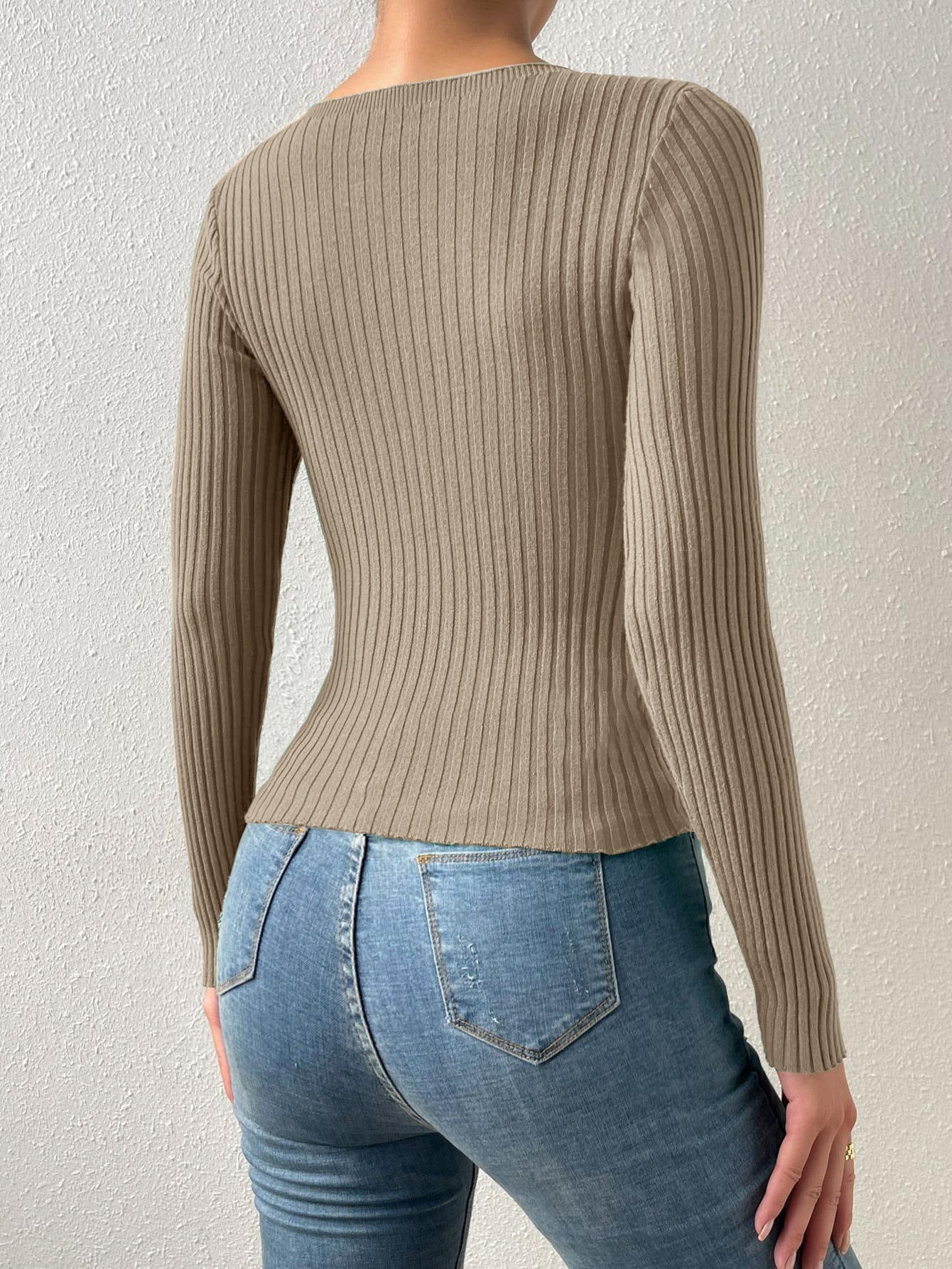 Twist Front Sweater