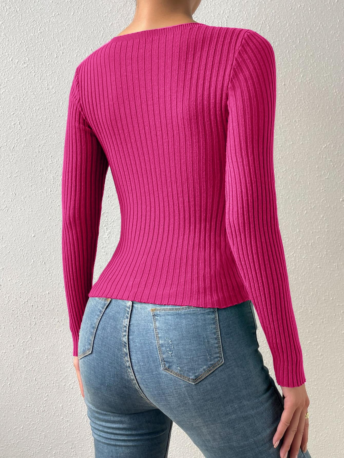 Twist Front Sweater