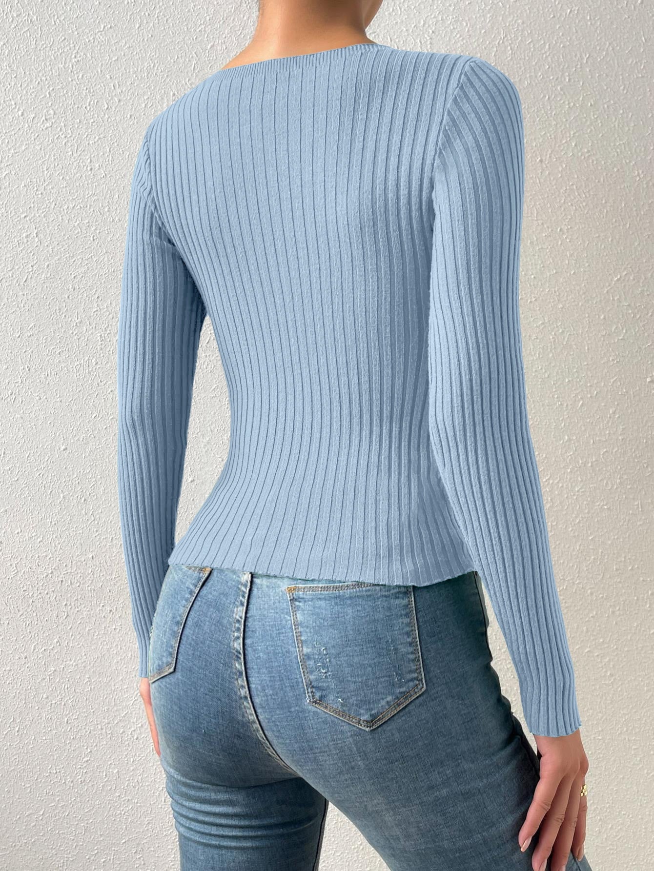 Twist Front Sweater