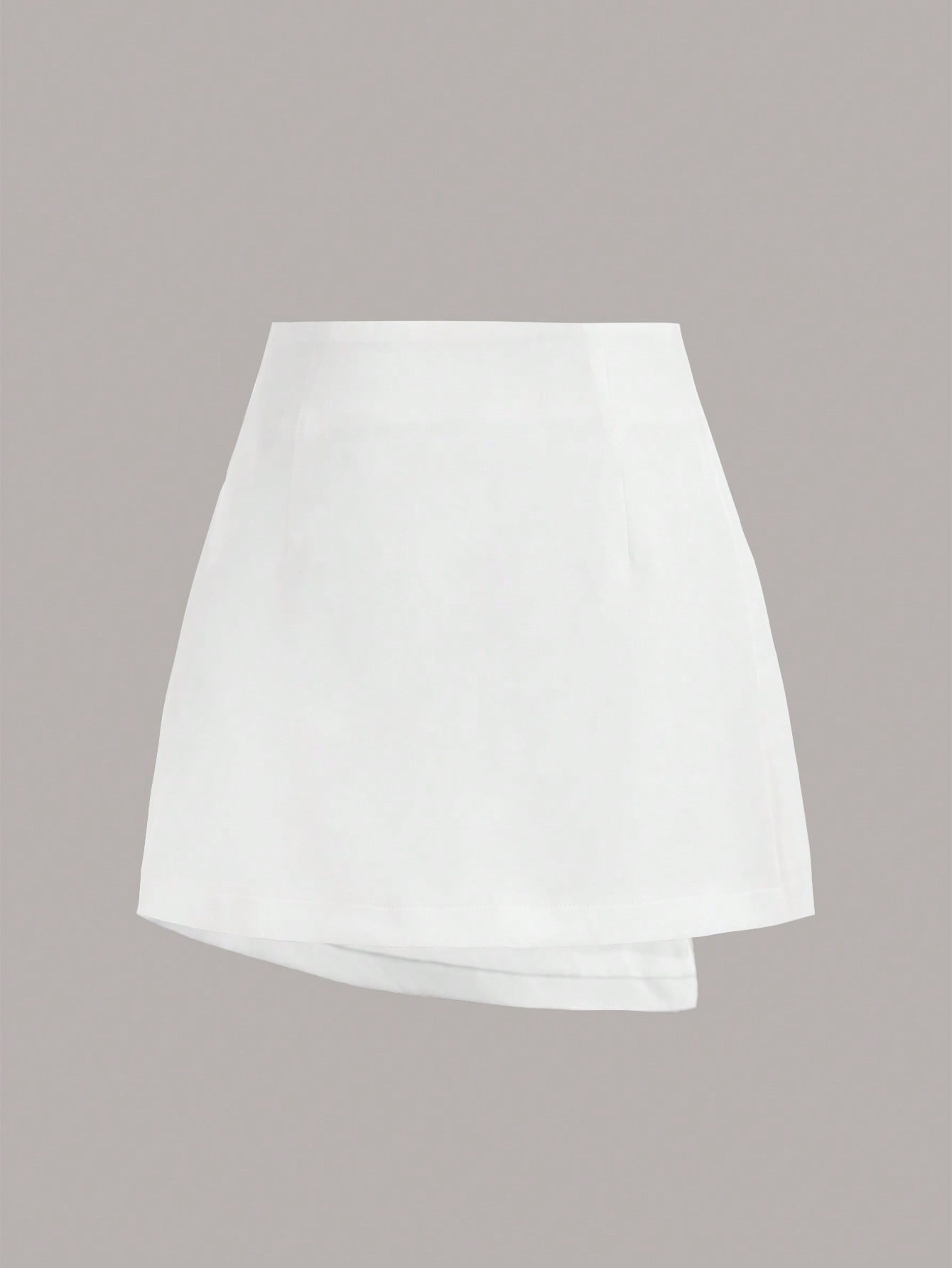 Solid Basic Front Skirt