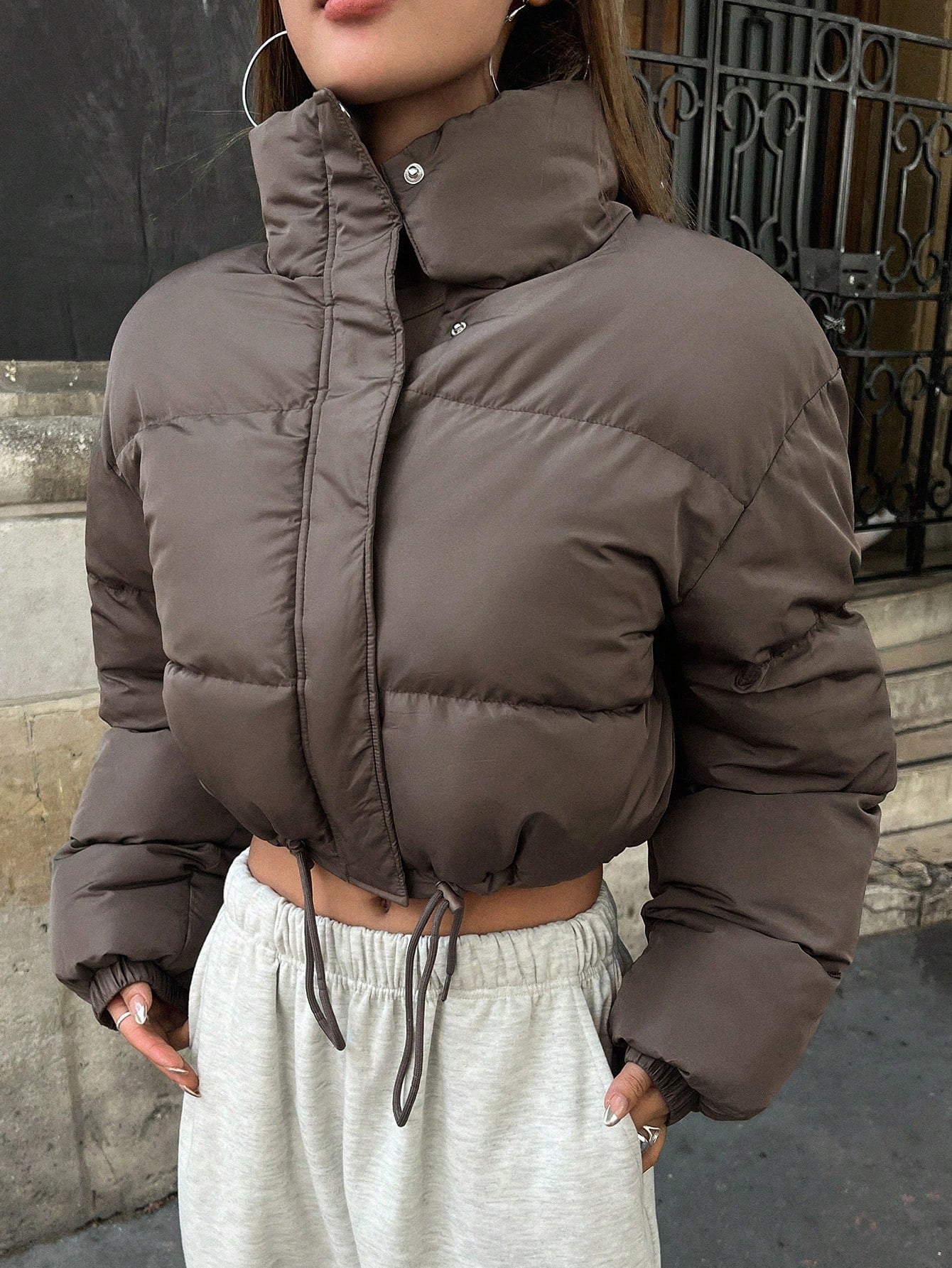 Puffy Thick Coat Jacket