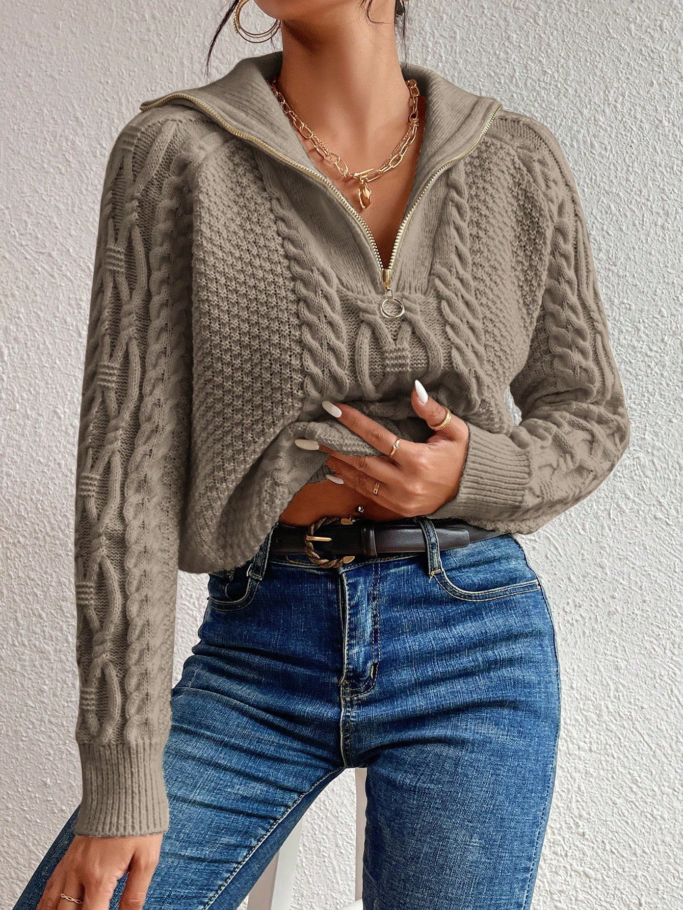 Half Zip Sweater