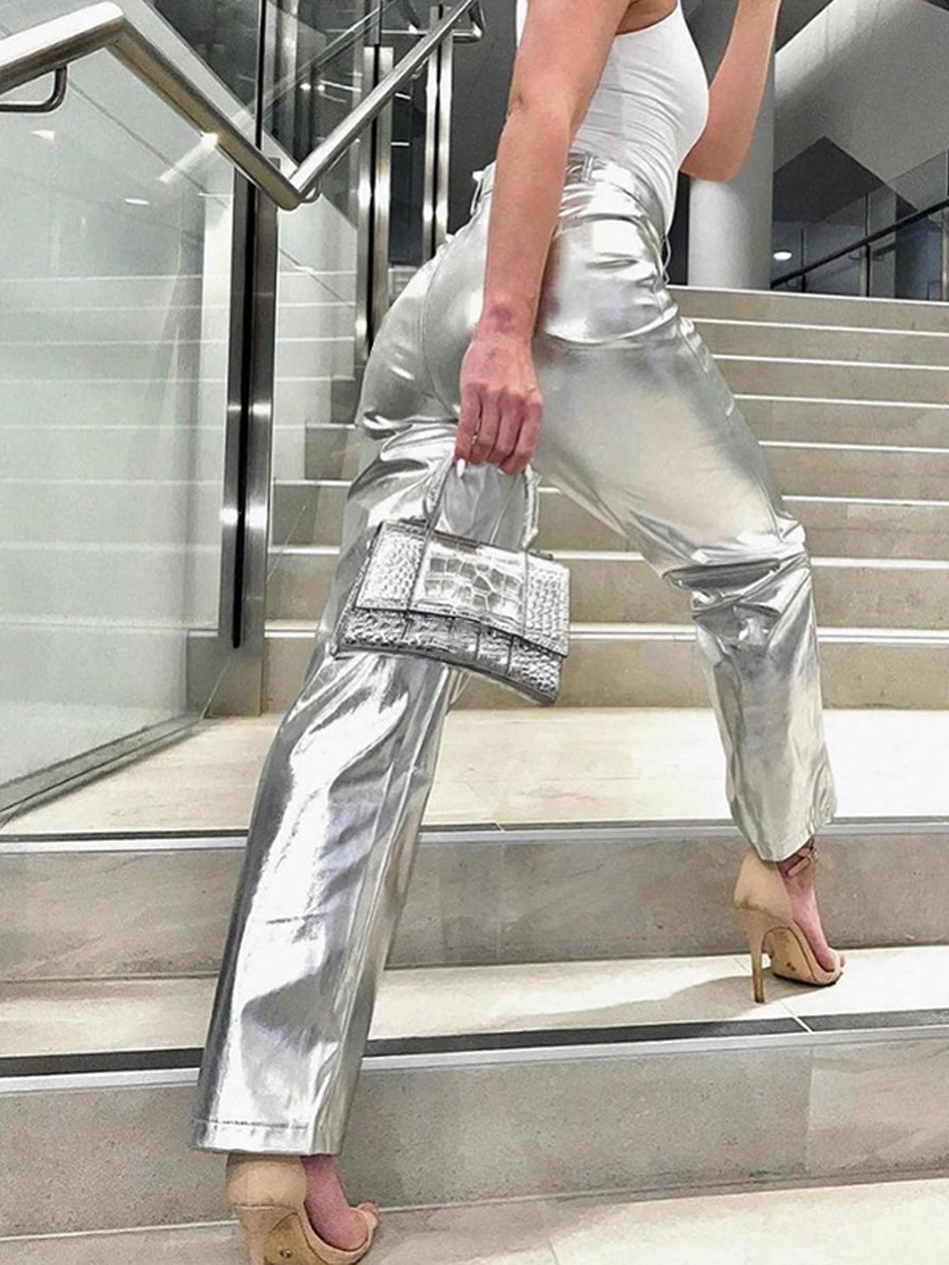 Metallic Pants