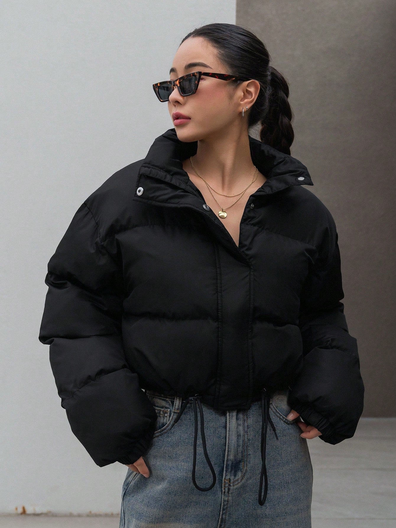 Puffy Thick Coat Jacket