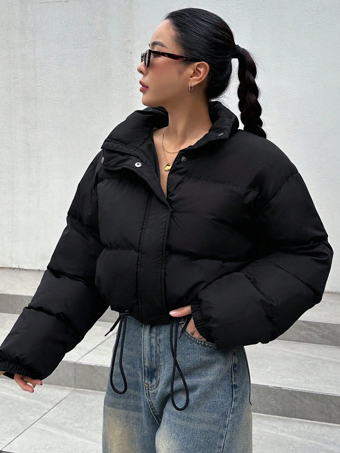 Puffy Thick Coat Jacket