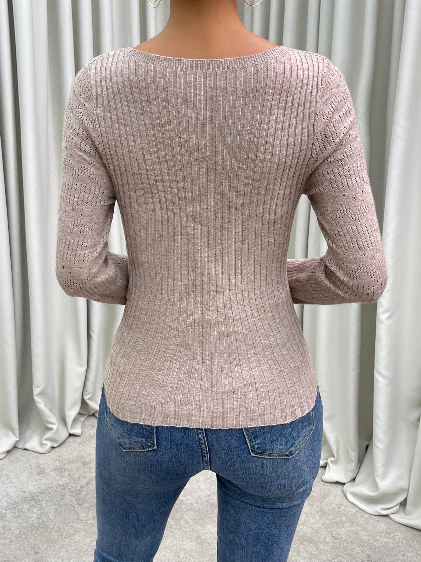 Twist Front Sweater