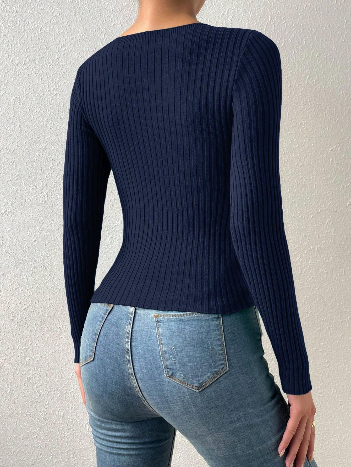 Twist Front Sweater