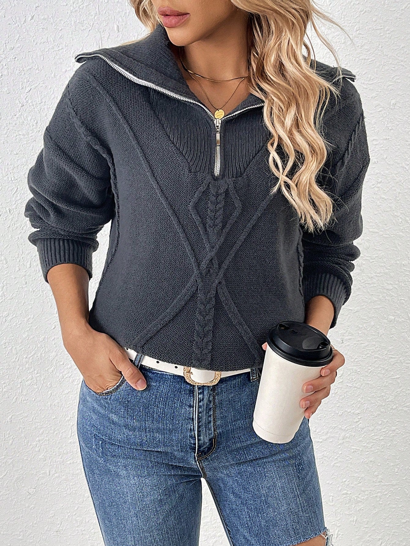 Half Zip Sweater